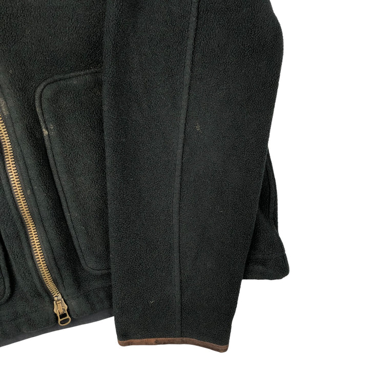 Ralph Lauren POLO by Ralph Lauren fleece jacket, men's size M polyester black type Vintage Second Hand