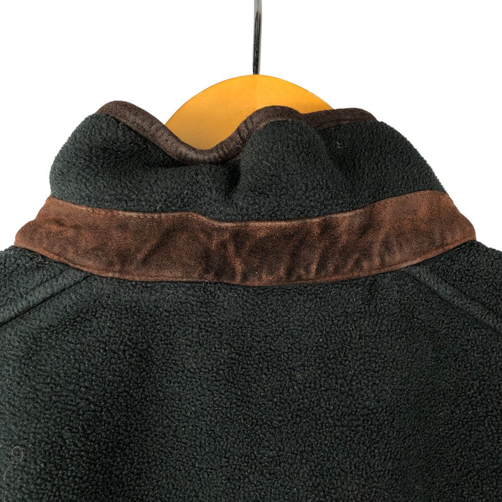 Ralph Lauren POLO by Ralph Lauren fleece jacket, men's size M polyester black type Vintage Second Hand