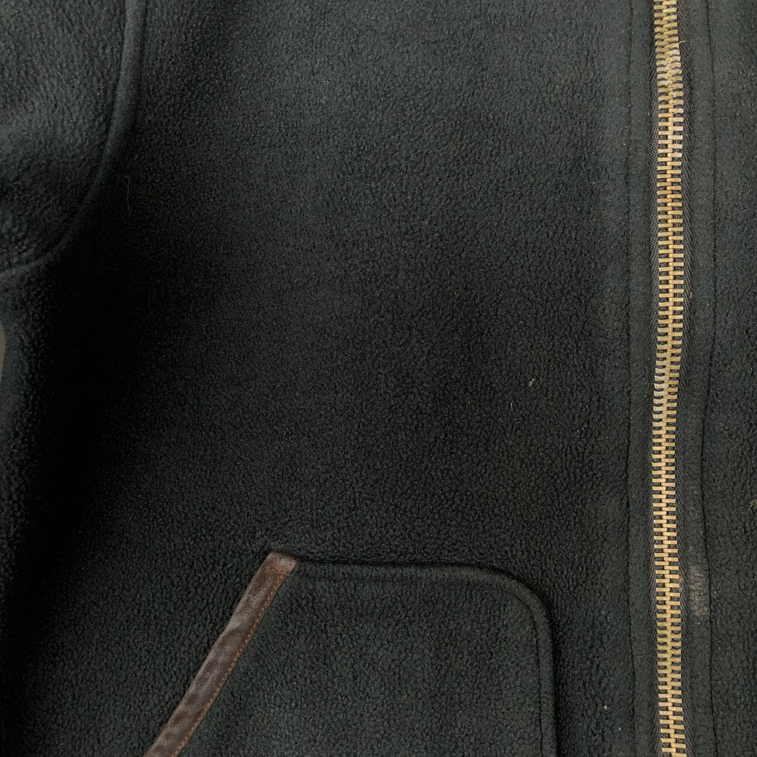 Ralph Lauren POLO by Ralph Lauren fleece jacket, men's size M polyester black type Vintage Second Hand