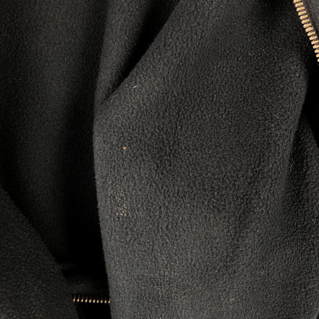 Ralph Lauren POLO by Ralph Lauren fleece jacket, men's size M polyester black type Vintage Second Hand