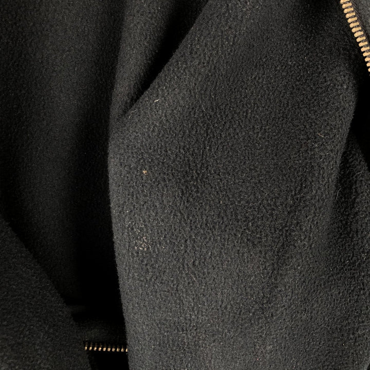 Ralph Lauren POLO by Ralph Lauren fleece jacket, men's size M polyester black type Vintage Second Hand