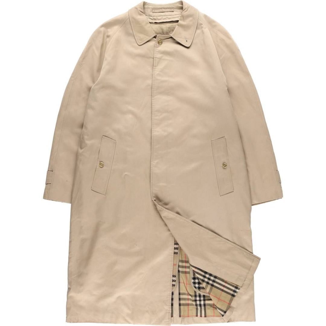 Burberry's Balmacaan coat, size 40, men's size M cotton Beige type Vintage Second Hand