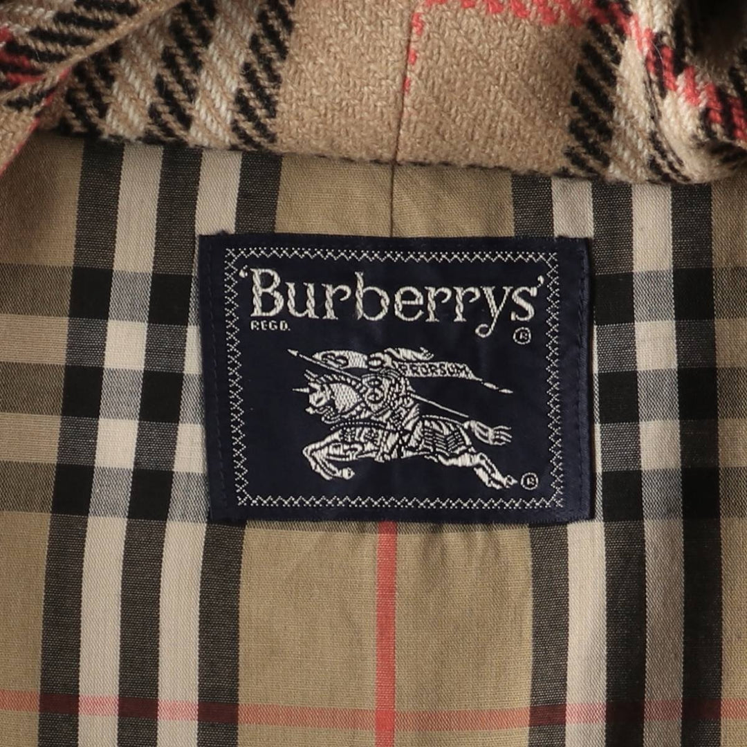Burberry's Balmacaan coat, size 40, men's size M cotton Beige type Vintage Second Hand