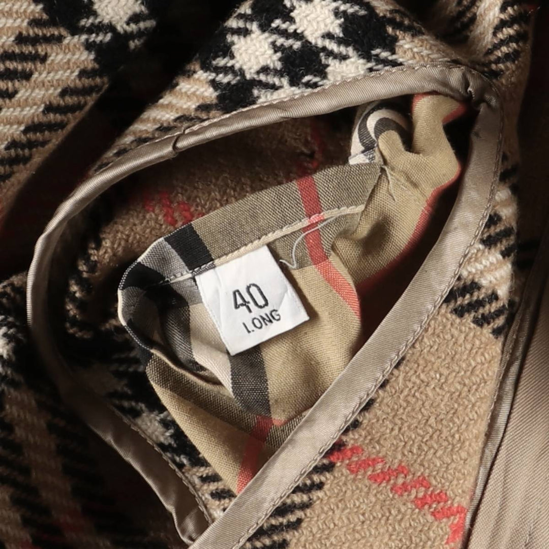 Burberry's Balmacaan coat, size 40, men's size M cotton Beige type Vintage Second Hand