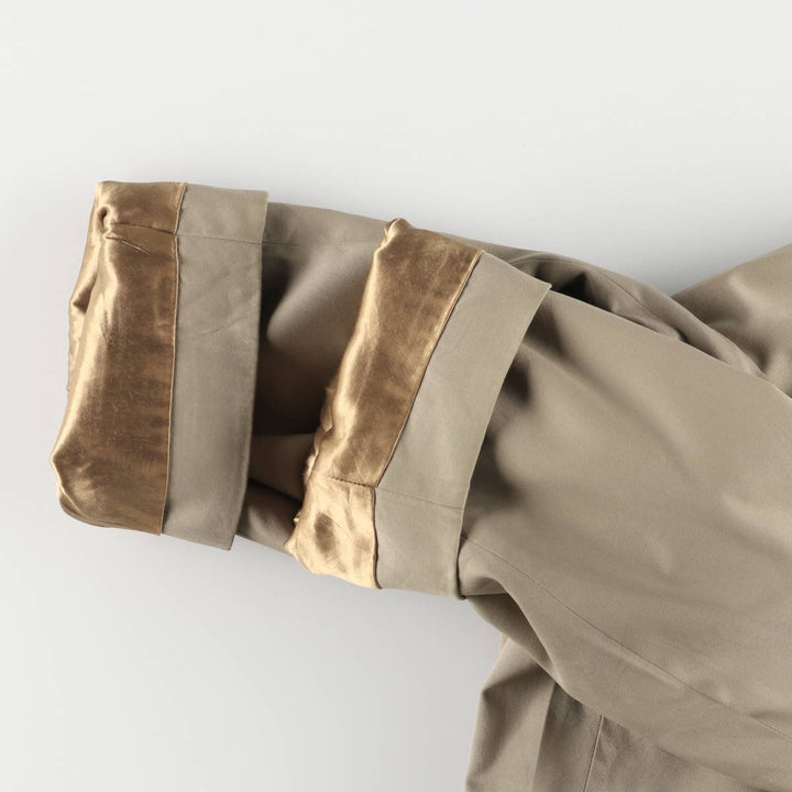 Burberry's Balmacaan Coat, Made in England, Men's Size L cotton Beige type Vintage Second Hand