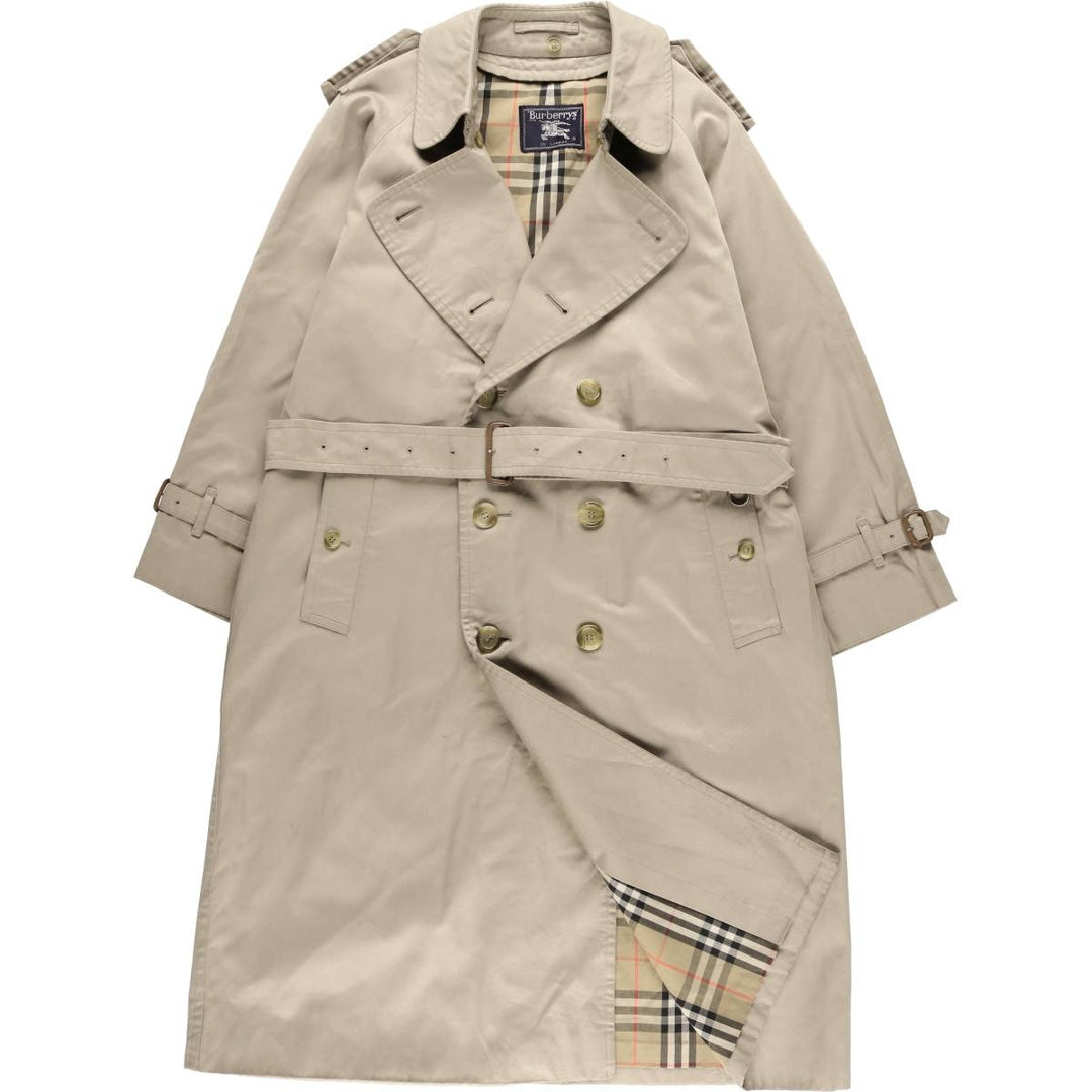 Burberry's Burberrys of London trench coat, men's size M cotton Beige type Vintage Second Hand