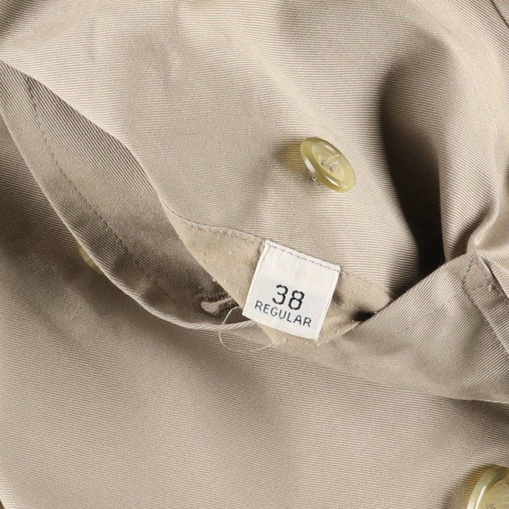 Burberry's Burberrys of London trench coat, men's size M cotton Beige type Vintage Second Hand