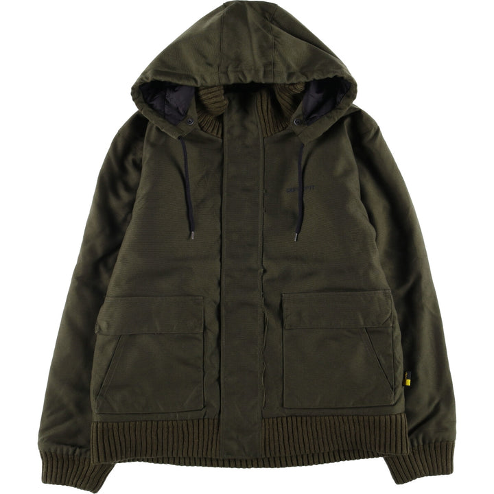 Carhartt CORDURA Padded Puffer Jacket, Men's Size L Nylon Khaki type Vintage Second Hand