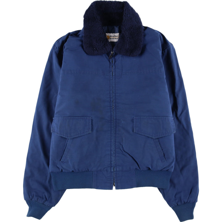 Weather Watcher Padded Puffer Jacket, Made in USA, Men's Size L unclear blue type Vintage Second Hand