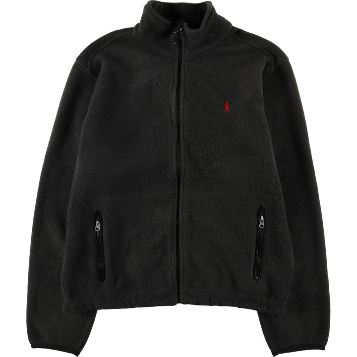 Ralph Lauren POLO by Ralph Lauren fleece jacket, men's size M polyester Green type dark green Vintage Second Hand