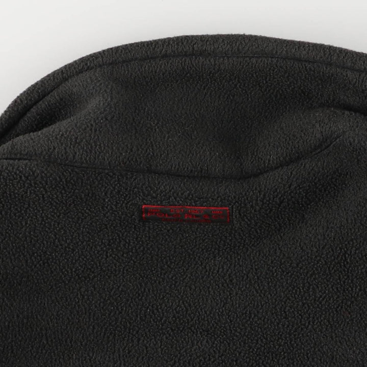 Ralph Lauren POLO by Ralph Lauren fleece jacket, men's size M polyester Green type dark green Vintage Second Hand