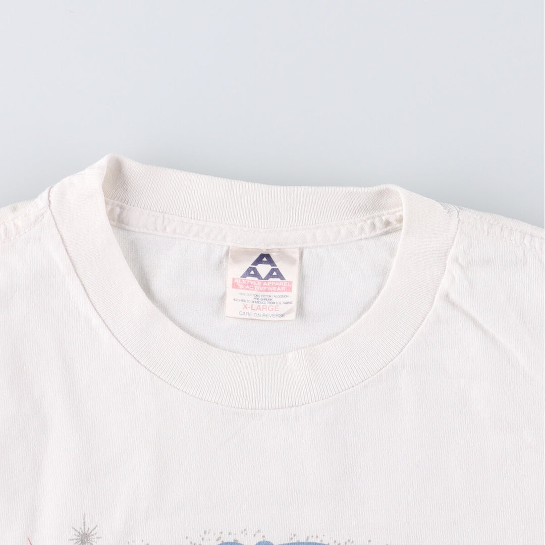 ALSTYLE DISNEY Character Print T-Shirt, Made in Mexico, Men's Size XL cotton white type Vintage Second Hand