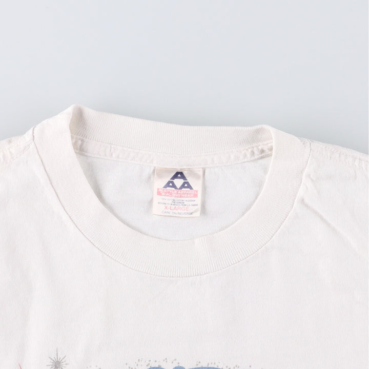 ALSTYLE DISNEY Character Print T-Shirt, Made in Mexico, Men's Size XL cotton white type Vintage Second Hand