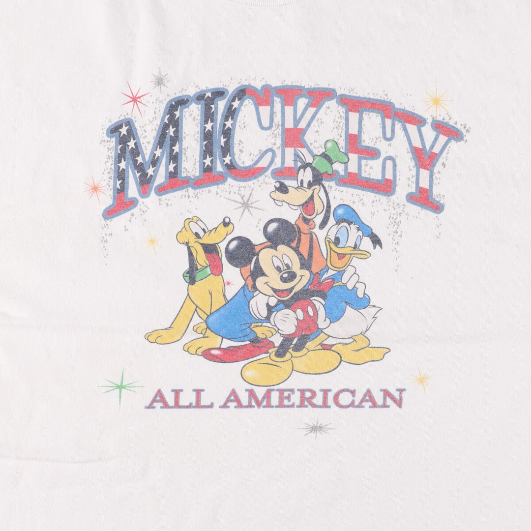 ALSTYLE DISNEY Character Print T-Shirt, Made in Mexico, Men's Size XL cotton white type Vintage Second Hand