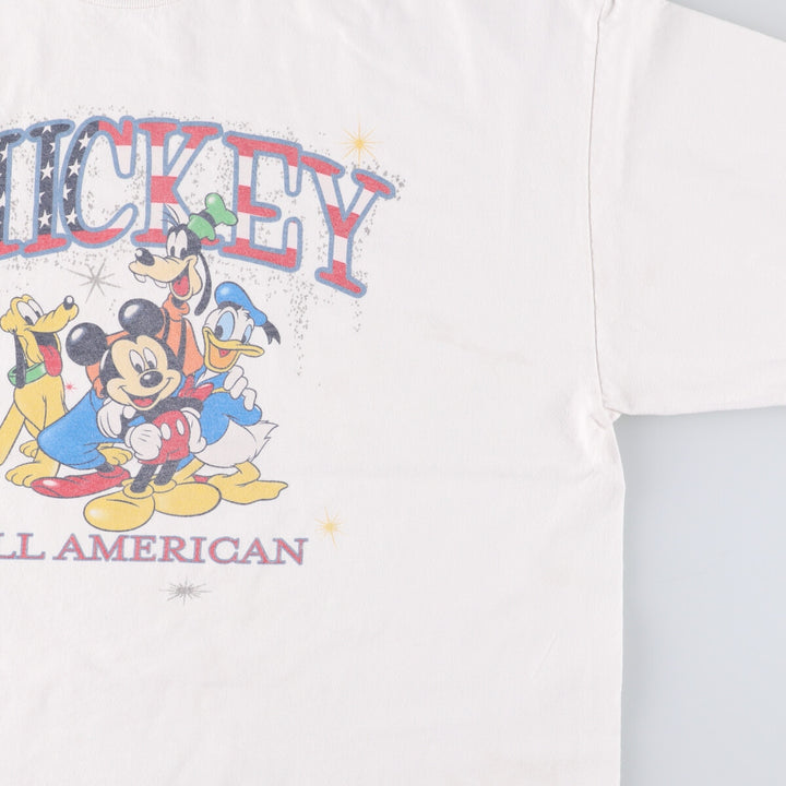 ALSTYLE DISNEY Character Print T-Shirt, Made in Mexico, Men's Size XL cotton white type Vintage Second Hand