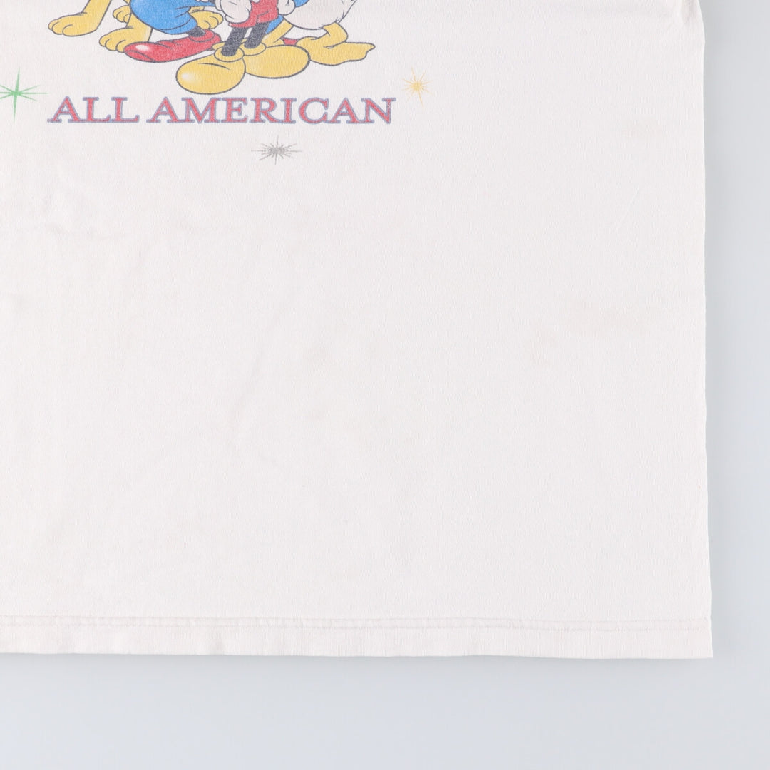 ALSTYLE DISNEY Character Print T-Shirt, Made in Mexico, Men's Size XL cotton white type Vintage Second Hand