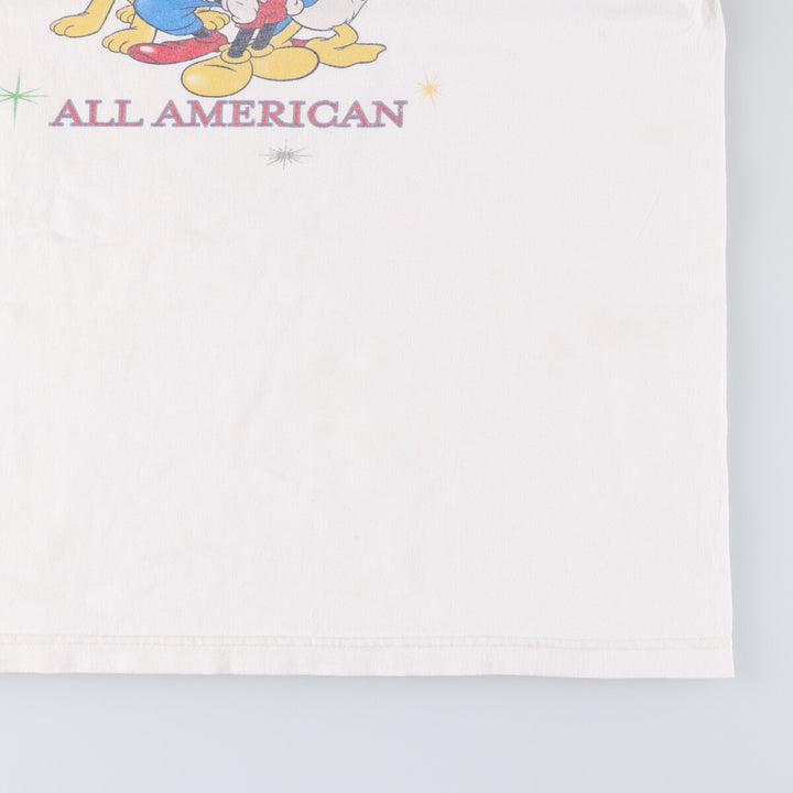 ALSTYLE DISNEY Character Print T-Shirt, Made in Mexico, Men's Size XL cotton white type Vintage Second Hand