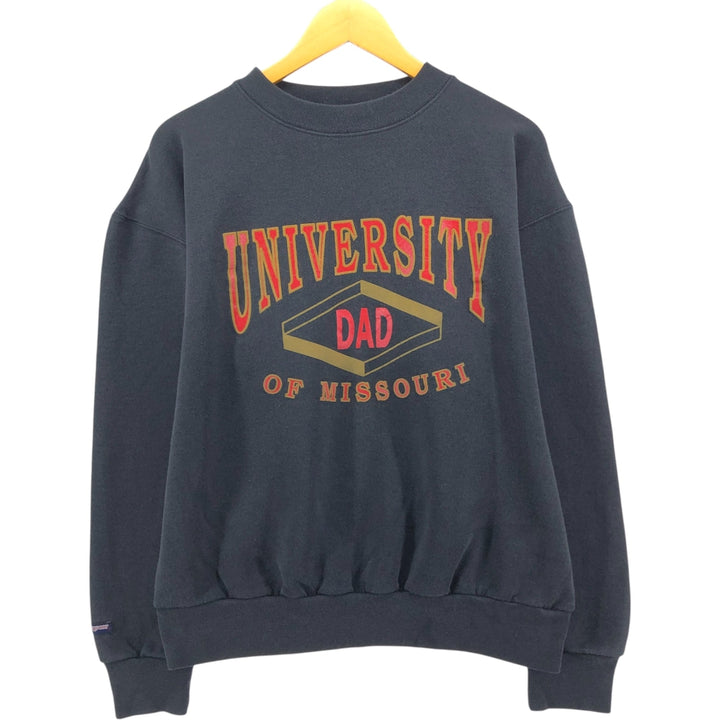 Vintage 90'S Jansport triple print college sweatshirt, men's size XL unclear black type Vintage Second Hand