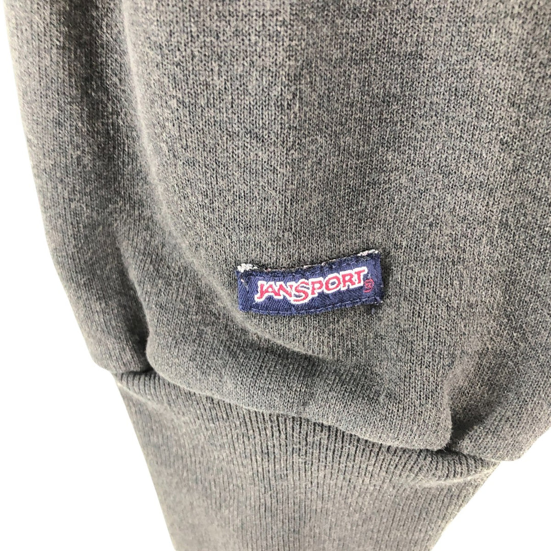 Vintage 90'S Jansport triple print college sweatshirt, men's size XL unclear black type Vintage Second Hand