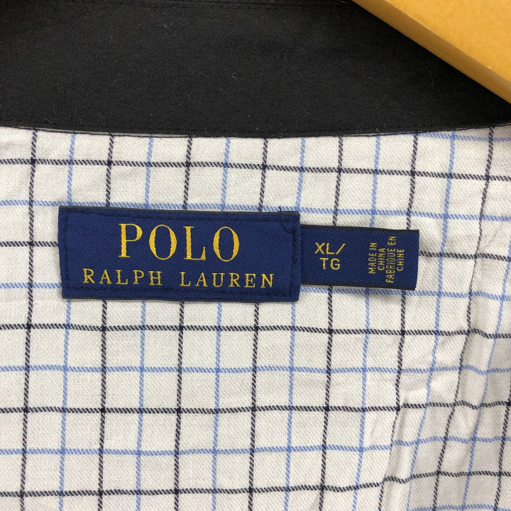 Ralph Lauren POLO RALPH LAUREN Swing Top Sports Jacket Men's XL polyester black type Vintage Second Hand