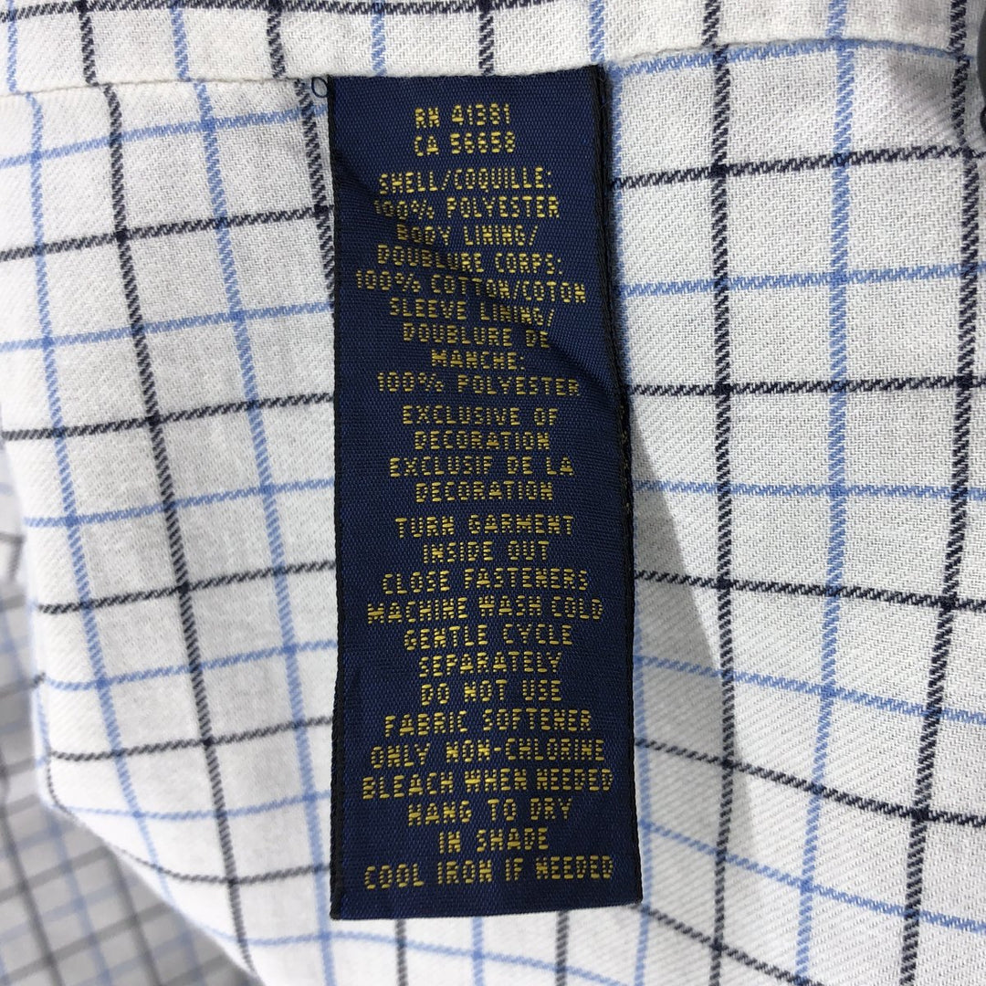 Ralph Lauren POLO RALPH LAUREN Swing Top Sports Jacket Men's XL polyester black type Vintage Second Hand