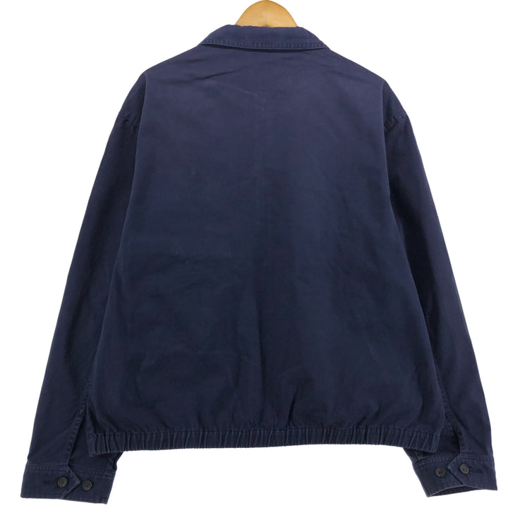 Ralph Lauren POLO by Ralph Lauren Swing Top Sports Jacket Men's XL cotton navy blue type Vintage Second Hand