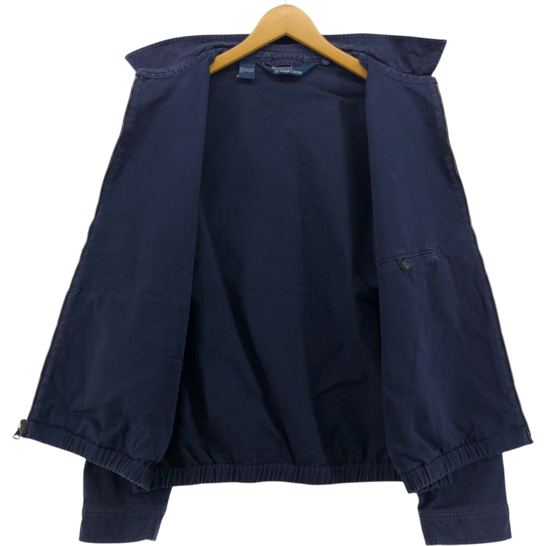 Ralph Lauren POLO by Ralph Lauren Swing Top Sports Jacket Men's XL cotton navy blue type Vintage Second Hand