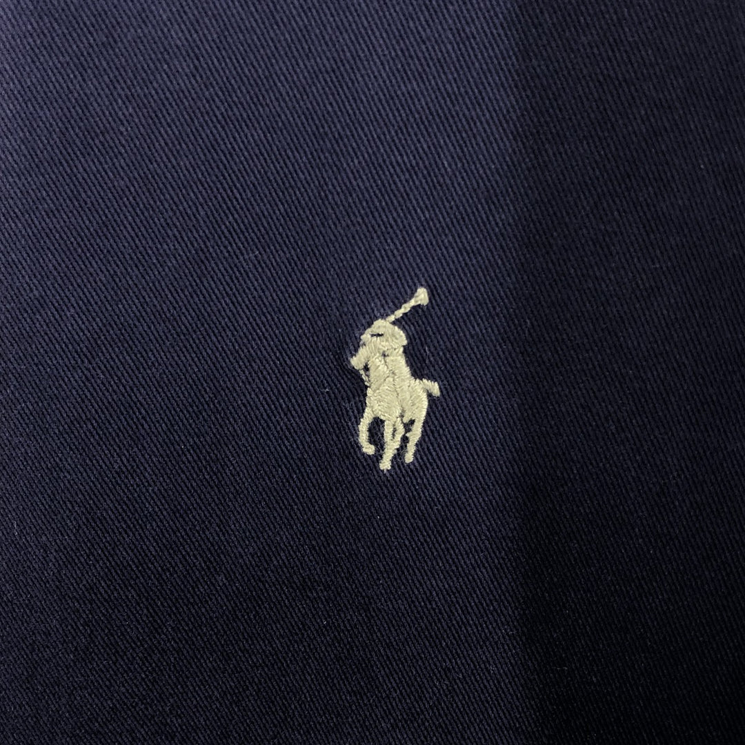 Ralph Lauren POLO by Ralph Lauren Swing Top Sports Jacket Men's XL cotton navy blue type Vintage Second Hand