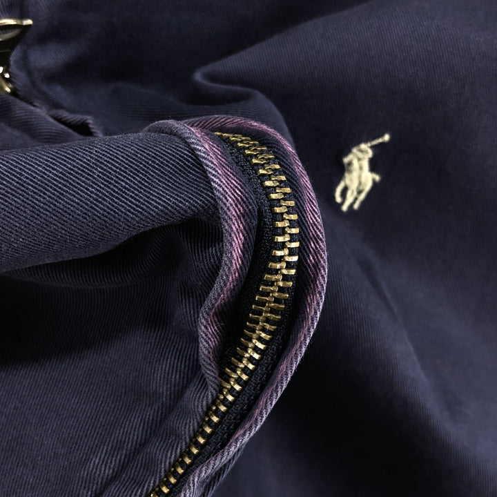 Ralph Lauren POLO by Ralph Lauren Swing Top Sports Jacket Men's XL cotton navy blue type Vintage Second Hand