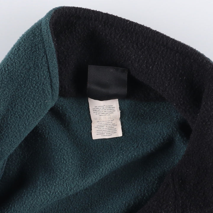 2000'S Patagonia Capilene 43470S6 Half-Zip Fleece Pullover, Made in USA, Men's Size Medium polyester Green type dark green Vintage Second Hand