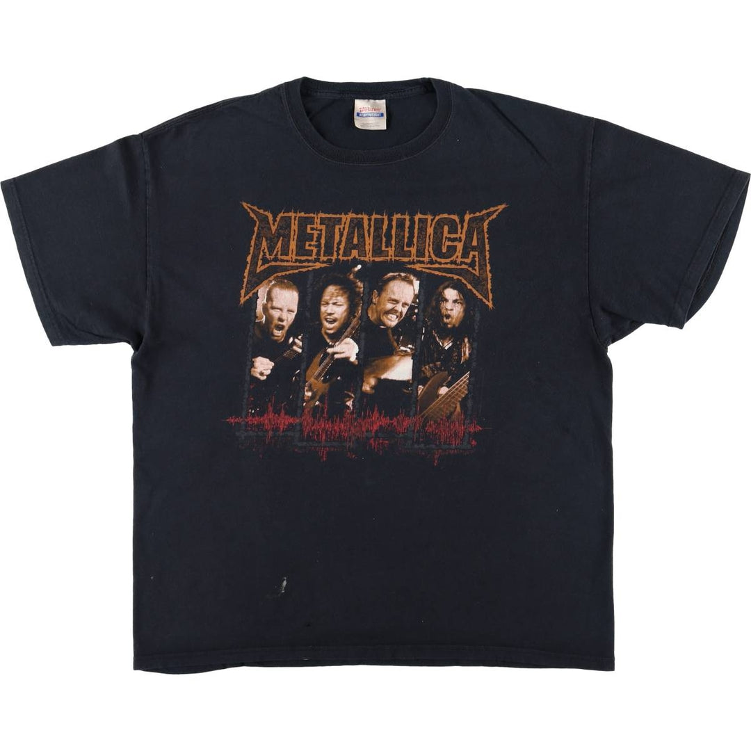 Metallica Band T-shirt, Band T, Men's XL size cotton black type Vintage Second Hand