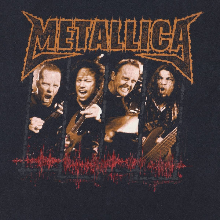 Metallica Band T-shirt, Band T, Men's XL size cotton black type Vintage Second Hand