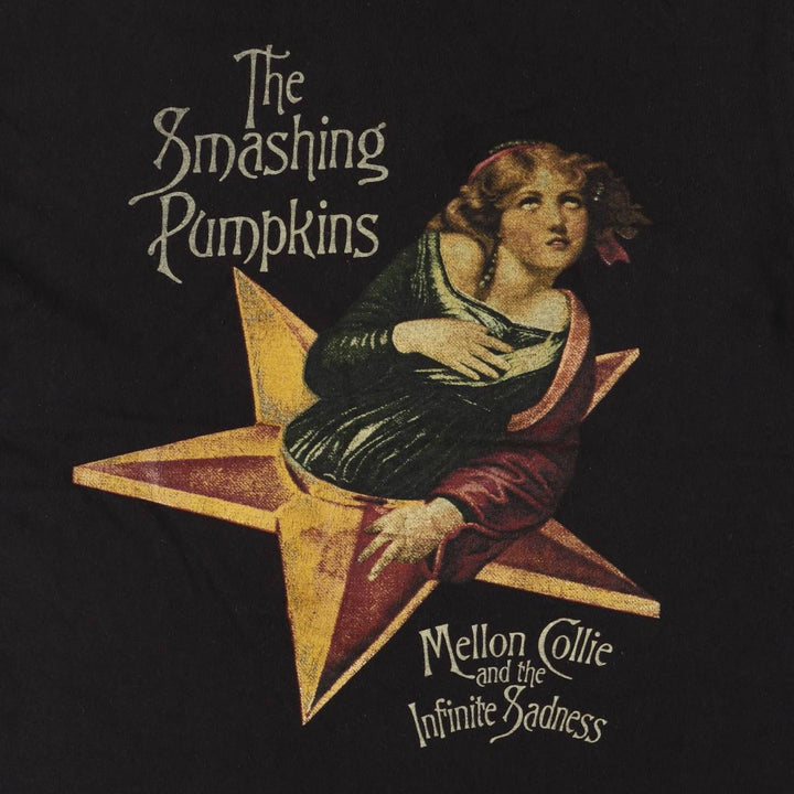 THE SMASHING PUMPKINS Smashing Pumpkins Band T-shirt Band T Men's M equivalent cotton black type Vintage Second Hand