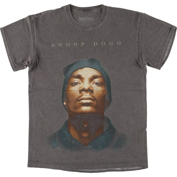 SNOOP DOGG Snoop Dogg Rap T-shirt Rap T Men's M size cotton Charcoal Vintage Second Hand