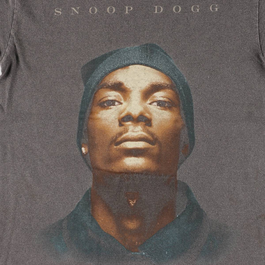 SNOOP DOGG Snoop Dogg Rap T-shirt Rap T Men's M size cotton Charcoal Vintage Second Hand