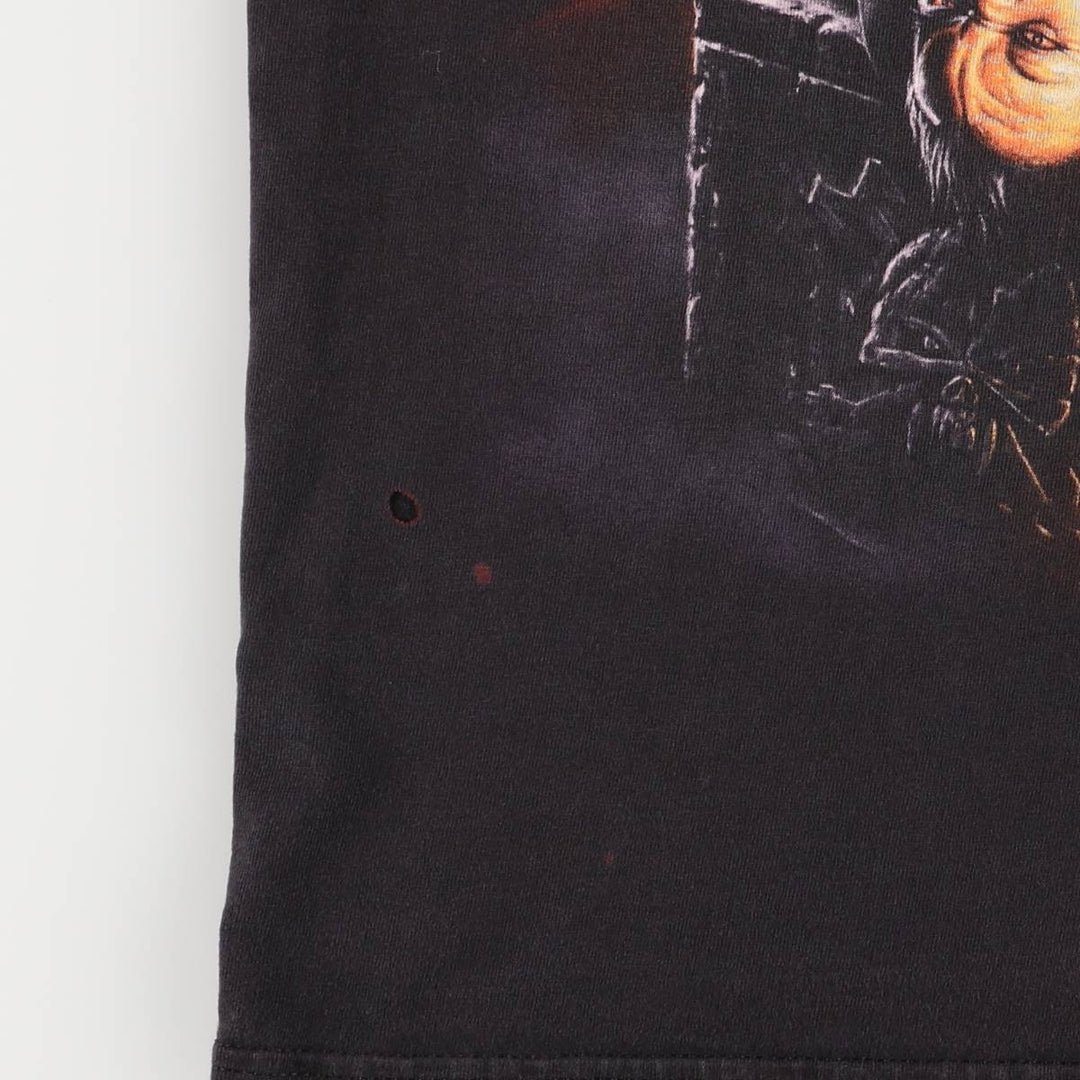 Hanes IRON MAIDEN band T-shirt, size M, men's cotton black type Vintage Second Hand