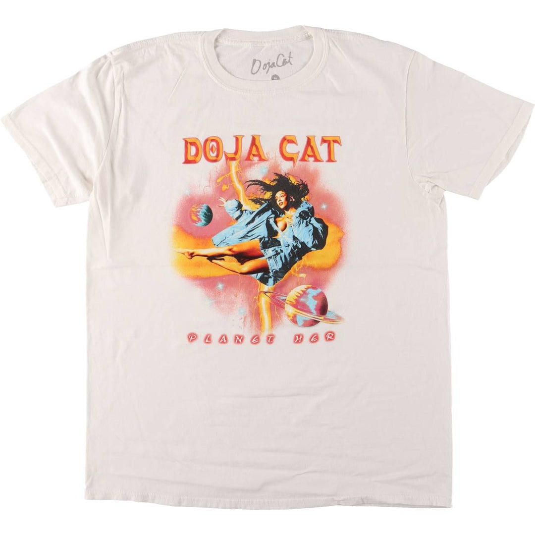 Doja Cat Rap T-Shirt, Men's XL cotton white type Vintage Second Hand