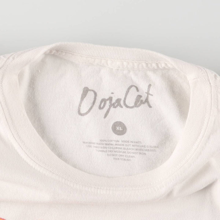 Doja Cat Rap T-Shirt, Men's XL cotton white type Vintage Second Hand