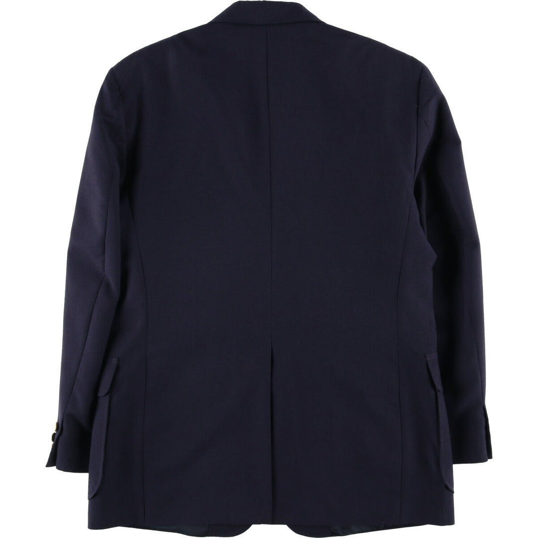 CLASSIC COLLECTION Navy Blazer Tailored Jacket Men's Size L polyester navy blue type Vintage Second Hand