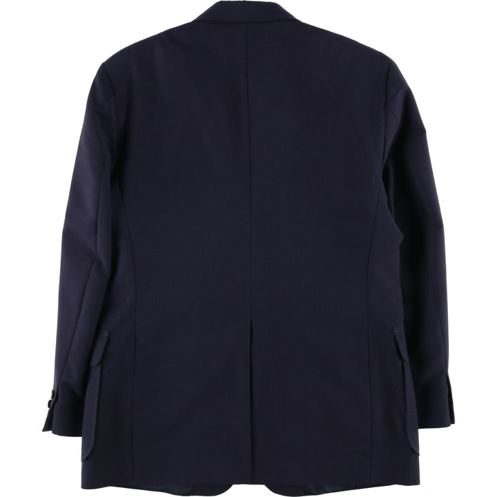 CLASSIC COLLECTION Navy Blazer Tailored Jacket Men's Size L polyester navy blue type Vintage Second Hand