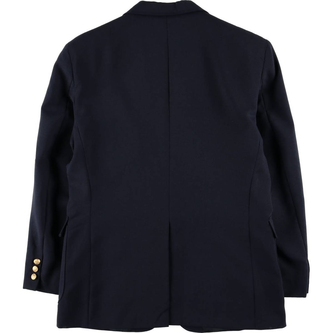 WALL STREET COLLECTION Navy Blazer, Tailored Jacket, Made in USA, Men's Size L unclear navy blue type Vintage Second Hand