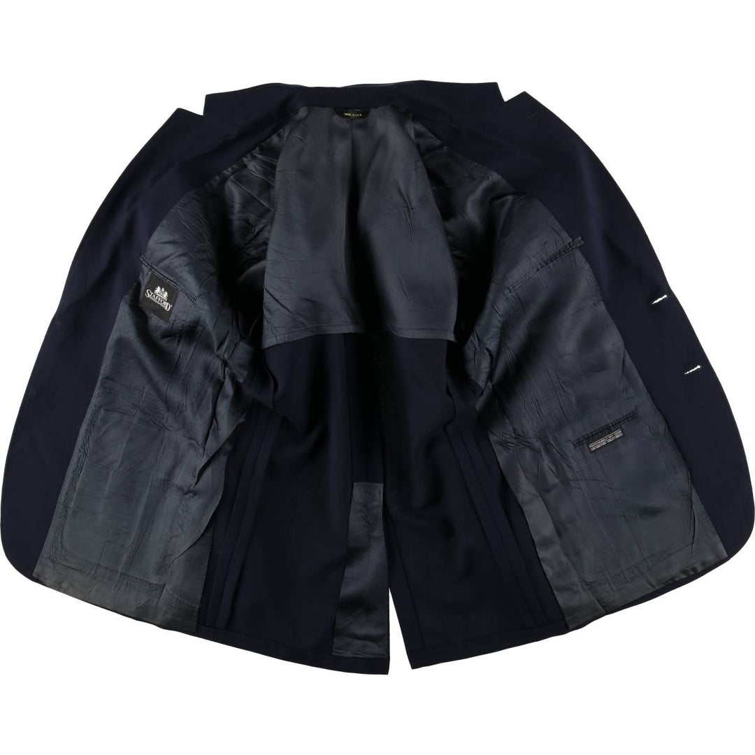 90'S Stafford Navy Blazer, Tailored Jacket, Made in USA, Men's Size L unclear navy blue type Vintage Second Hand