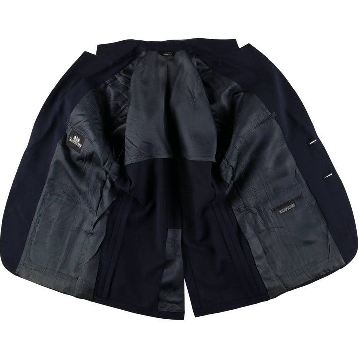 90'S Stafford Navy Blazer, Tailored Jacket, Made in USA, Men's Size L unclear navy blue type Vintage Second Hand