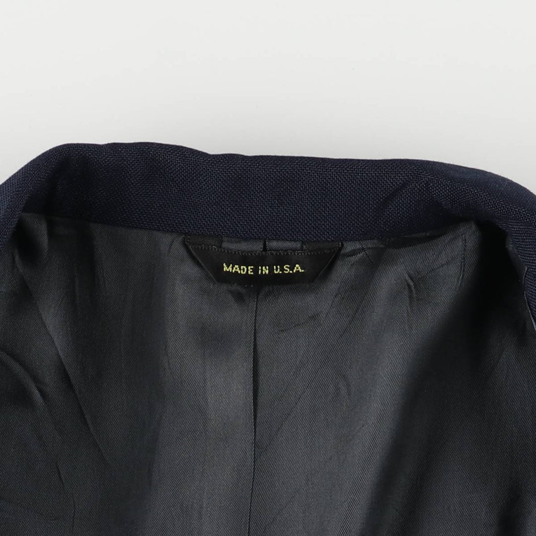 90'S Stafford Navy Blazer, Tailored Jacket, Made in USA, Men's Size L unclear navy blue type Vintage Second Hand