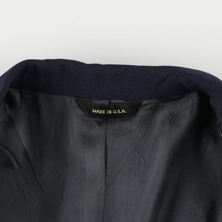 90'S Stafford Navy Blazer, Tailored Jacket, Made in USA, Men's Size L unclear navy blue type Vintage Second Hand