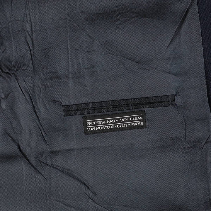 90'S Stafford Navy Blazer, Tailored Jacket, Made in USA, Men's Size L unclear navy blue type Vintage Second Hand
