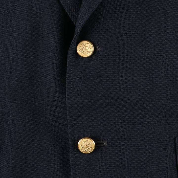 90'S Stafford Navy Blazer, Tailored Jacket, Made in USA, Men's Size L unclear navy blue type Vintage Second Hand