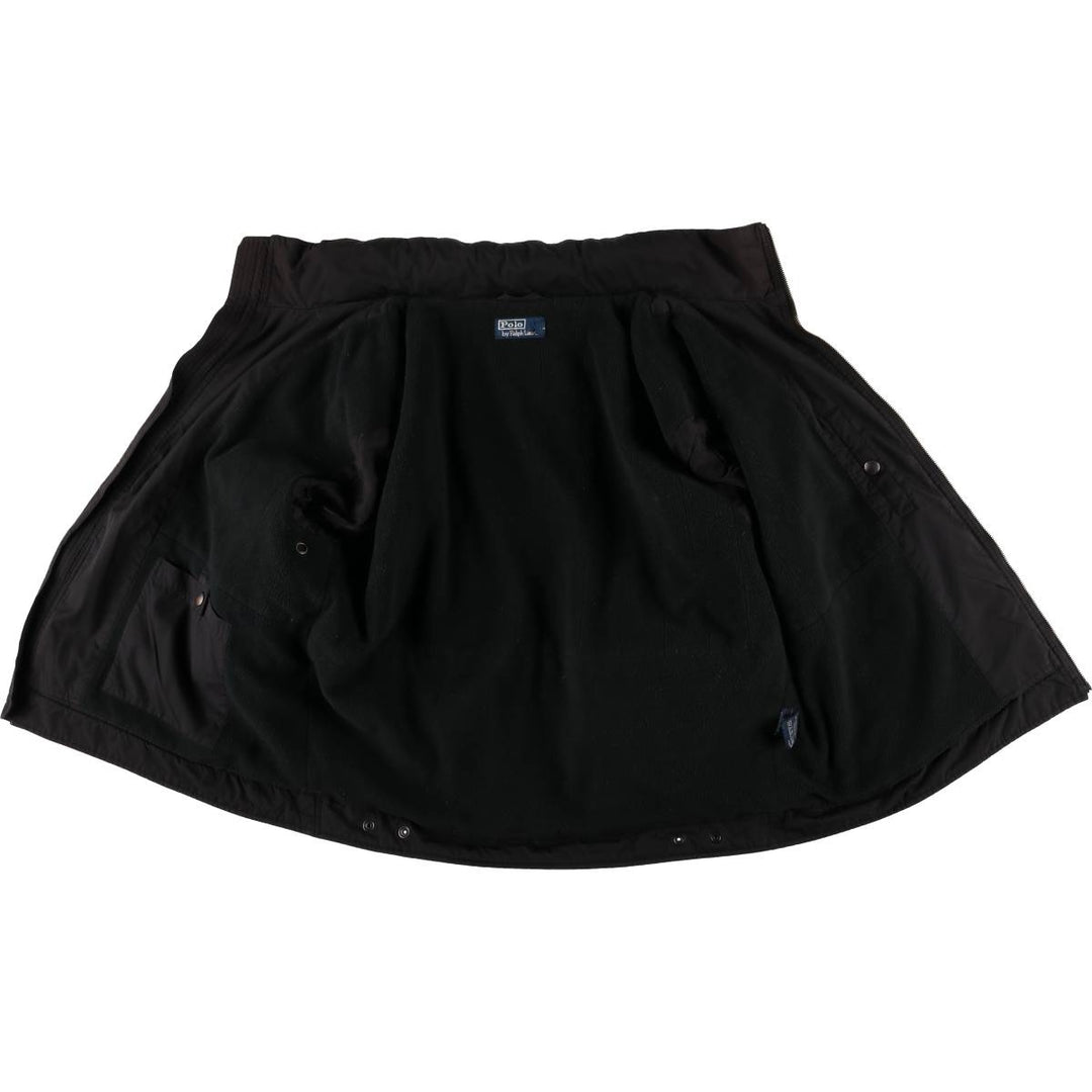 Ralph Lauren POLO by Ralph Lauren padded puffer jacket, men's size XXL polyester black type Vintage Second Hand