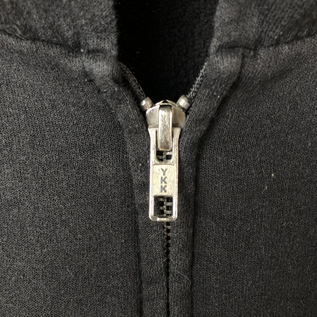 Harley-Davidson Fire Pattern Full-Zip Sweatshirt, Men's Size Small cotton black type Vintage Second Hand