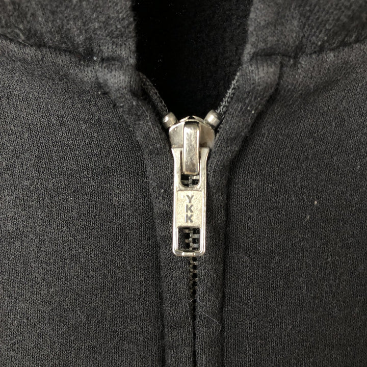 Harley-Davidson Fire Pattern Full-Zip Sweatshirt, Men's Size Small cotton black type Vintage Second Hand